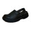 (8 UK, Black) Comfort Grip Unisex Adult Press Stud Strap Clogs 1