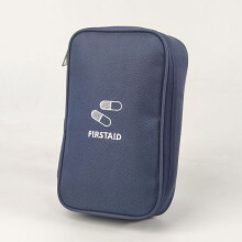 (Large Navy) And Kids Adults Medical Organizer With Emergency Storage For Travel And Home