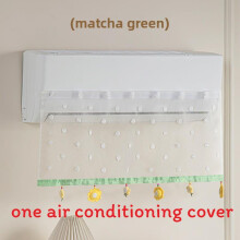 (Sunflower 3D) Conditioner Curtain Air With Printed Design And Tassel For Bedroom Decoration