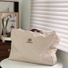 (Khaki) Kids Bedding Storage Container With Style And 600d Oxford Material For Home And Travel