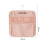 (Double Pink 43x39cm) Polyester Hanging Storage Bag With Multifunctional Organizer Use Bedroom For 1