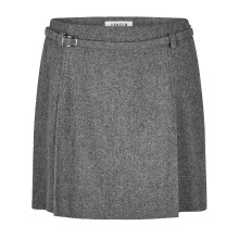 (8 UK, Grey Melange) Edited Womens/Ladies Lexa Wool Blend Mini Skirt