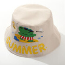 (Ivory Green)Krokodil Kinder Sonnenhut mit breiter Krempe Sommer atmungsaktiv Polyester für Kleinkinder Jungen und
