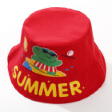 (Red)Krokodil Kinder Sonnenhut mit breiter Krempe Sommer atmungsaktiv Polyester für Kleinkinder Jungen und