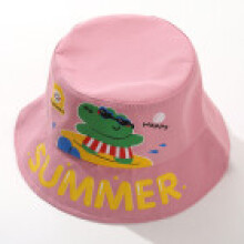 (Pink)Krokodil Kinder Sonnenhut mit breiter Krempe Sommer atmungsaktiv Polyester für Kleinkinder Jungen und