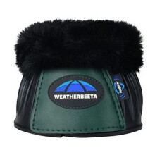 (9cm x 43cm, Black/Forest Green) Weatherbeeta Tough Tec Prime Fleece Horse Bell Boots