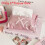 (Pink)Einfarbige Bowknot Hand Tissue Box für Auto oder Wohnkultur Geschenk Tragbar 1