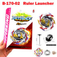 (Ruler Launcher) Superking Burst Beyblade B170 02 Abyss Diabolos 5 Fusion Spark Launcher 1s
