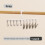 (Gray White Halfhook)Portable Plastic Clothes Tie Holder With Modern Style For Bedroom And Wardrobe 1