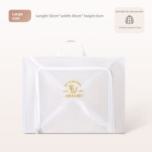 (Swan 50x40x8cm)Polyester Fabric Laundry Bag With Mesh Surface And Embroidery Design For Wash