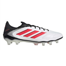 (6 UK, White/Red) Adidas Unisex Adult Copa Pure III Elite Leather Firm Ground Football Boots