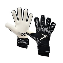 (10, Black/White) Precision Unisex Adult Fusion X Pro Lite Giga Goalkeeper Gloves