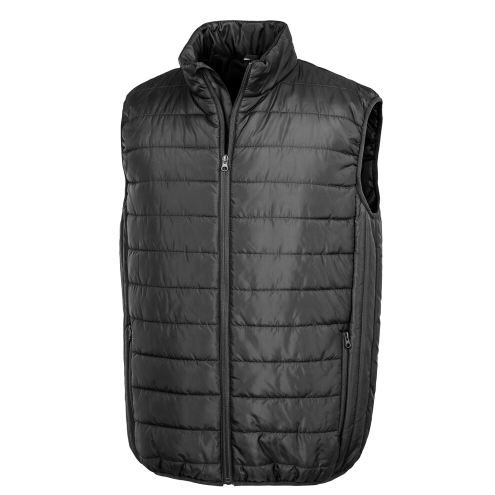 Result (L, Black) Mens Promo Body Warmer