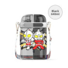 (Style 14) Large Sanrio Kuromi Water Bottle Leakproof Cap Straw Indoor Outdoor Activities