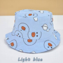 (Blue Duck)Chapeau de soleil bébé enfant coton bonnet bébé avec bord court pour protection solaire et respirabilité