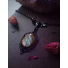 (StyleD) Pendant Bat Gothic Jewelry For Women With Alloy Charm And Era Inspiration Victorian