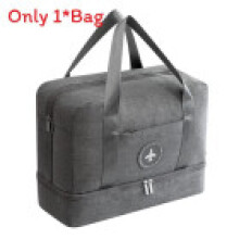 (Gray) Travel Lightweight Oxford Bag For Business And Leisure With Multiple Compartments