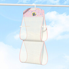 (Pink 96x45cm) Double Modern Layer Pillow Drying Net With Foldable Feature For Use Balcony Home