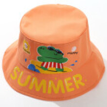 (Orange)Chapeau de soleil enfant crocodile avec large bord été respirant polyester pour tout-petits et garçons