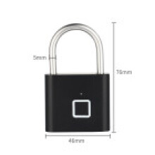 (Black)Intelligent Fingerprint Lock Outdoor Waterproof Antitheft Intelligent Electronic Locks