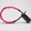 (Pink) Car Steering Lock With Durable Steel Wire And Antitheft Vehicle For Function 1