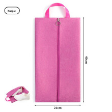 (Rose Red)Recipiente de armazenamento de sapatos elegante com tecido impermeável para uso doméstico e no armário