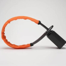 (Orange) Car Steering Lock With Durable Steel Wire And Antitheft Vehicle For Function
