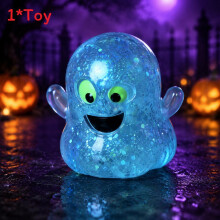 (Ghost Blue) Ghost Pumpkin Halloween Baozi Stress Relieving Toys For Stress Anxiety Relief Reduction