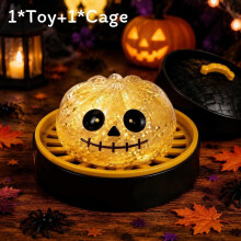 (Gold Baozi) Ghost Pumpkin Halloween Baozi Stress Relieving Toys For Stress Anxiety Relief Reduction