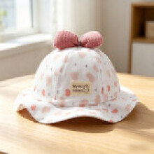 (Orange A )Chapeau soleil bébé fille coton avec grand bord et motif coeur pour mode été