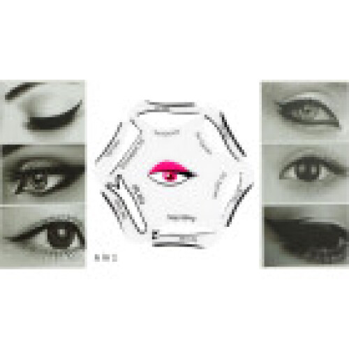 In 1 6 Eyeliner Stencil Eye Shadow Guide Quick Makeup Beauty Convenient Tool