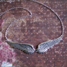 Wings Necklace Angel With Cross Chain For Trendy Ol And Outfits Casual