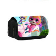 (StyleI) Pencil Cartoon Superkitties Case With Durable Polyester Fabric School For Use