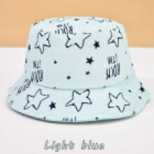 (Large Star)Infant Sun Hat Kids Cotton Baby Cap With Short Brim For Sun Protection Breathability And