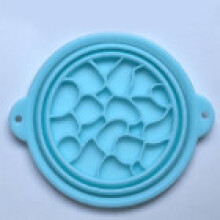 (Blue)Ciotola bagno ghiaccio viso silicone pieghevole con ghiaccioterapia per trattamenti cura pelle bellezza