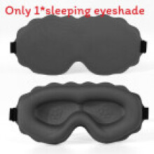 (Gray)3d Contoured Sleep Eye Mask Memory Foam No Press Travel Nap Sleeping Eye Cover