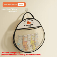 (Cream Peaches) Storage Net Wallmounted With Large Capacity For Kitchen Clutter Holder Bag And