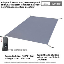 (100x210cm) Material Oxford Large Camping Tarp With Waterproof Layer Camping For Family