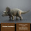 (Solid Triceratops)Dinosaur Educational Figurines Pvc Static Models For Kids Learning Interactive 1