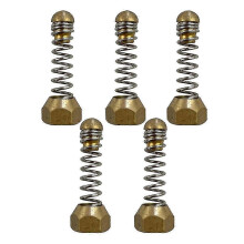 5pcs 1/8" Internal Thread Pressure Washer Nozzles, Sewer Drain Pipe Spring Ejectors, Cleaning Vib-Yvan compatible with High Pressure Washer