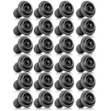24-Pack Reusable Wine Stoppers with Vacuum Pump compatible with Wine Preservation - Air Tight Seal