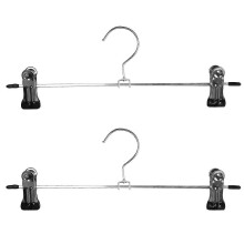 Hangers Skirt Hangers with Clips 20 Pack Metal Trouser Clip Hangers compatible with Space Saving, Ultra Thin Ru Edition 0630