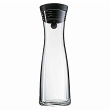 1.8L High Borosilicate Glass Water Carafe with Tilting Lid - BPA Free Jug