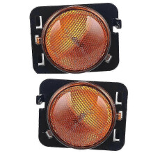 Jeep Wrangler JK 2007+ Front Fender Side Marker Lights Turn Signal Lamps Left Right 55078145AA 55078144AA