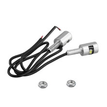 2X Chrome 5630 Motorcycle Screw Bolt Lamp Car Universal License Plate Light 12VEdition 0711