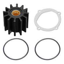 Water Pump Impeller Repair Kit compatible with Johnson Yanmar Sierra Indmar Replace: 09-812B-1 119773-42600 18-3Edition 0711