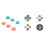 compatible with Switch2 Joystick Cap+D-Pad Button Cap Set 1