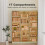 Homcom HOMCOM Bookcase Freestanding Open Storage Shelf with 17 Compartments 4