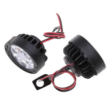 2Pcs 6 LED Motorcycle Fog Lights, Brighter Auxiliary Driving Lamps