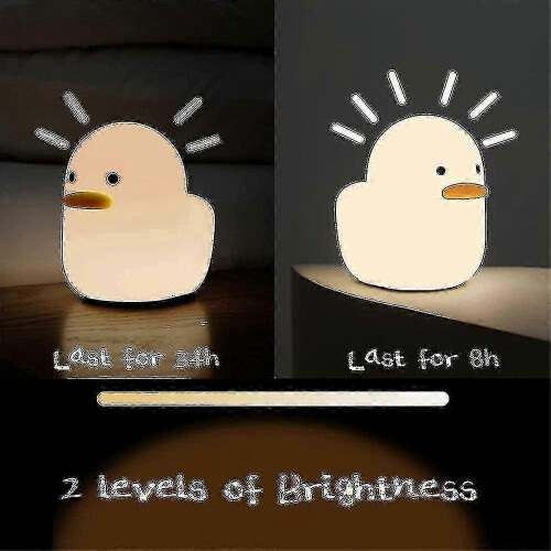 Mini Duck Silicone LED Night Light with Touch Sensor compatible with Bedside 2